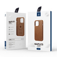 Case for iPhone 14, Dux Ducis Max Naples, brown