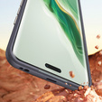 Leather case for Honor Magic 6 Pro 5G, leather hybrid, grey