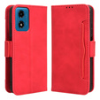 Flip case for Motorola Moto G24 / G24 Power / G04, Card Slot, red