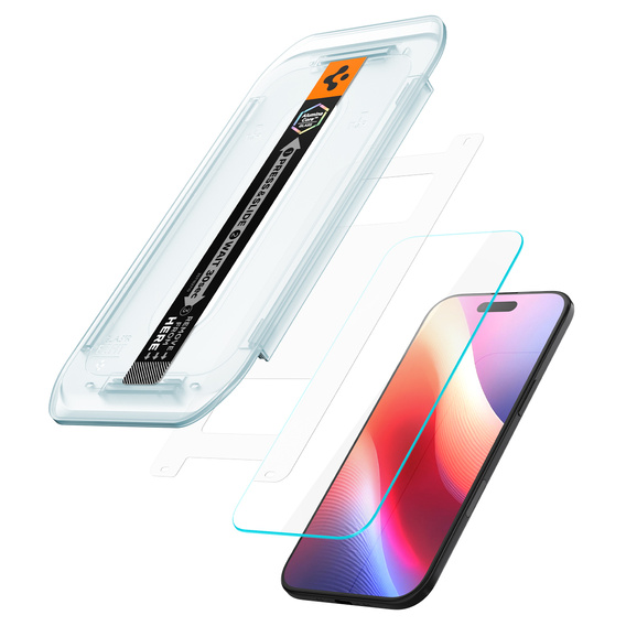 Spigen Glas.TR EZ Fit tempered glass for iPhone Air (2 pieces)
