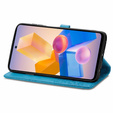 Flip case for Infinix Hot 40i, Mandala, blue