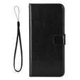 Flip case for Motorola Moto G15 / Motorola Moto G15 Power, Crazy Horse Wallet, black