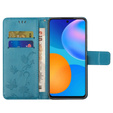 Flip case for Samsung Galaxy M23, Butterfly, blue