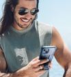 Armored case for iPhone 13 / 14, Dexnor Full Body, dark blue