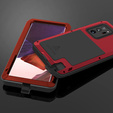 Love Mei Case for Samsung Galaxy Note 20 Ultra, armored without glass, red
