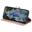 Flip case for Samsung Galaxy A15, Mandala Flower, pink + 9H glass