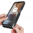 Case for Motorola Moto G32, Shockproof, with film, black