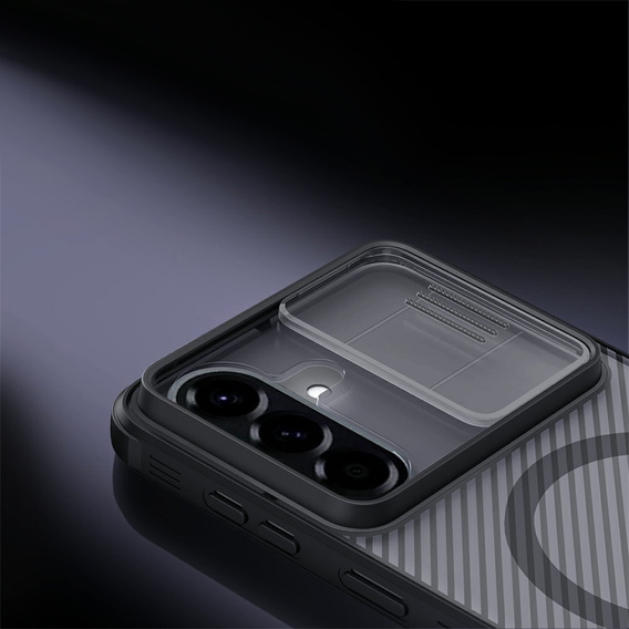 Nillkin CamShield Pro Magnetic Case for Samsung Galaxy A57 5G, transparent/black
