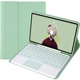 Case + keyboard Samsung Galaxy Tab S6 Lite 2020 P610/P615 / S6 Lite 2022 10.4, Touchpad Pen Slot, light green