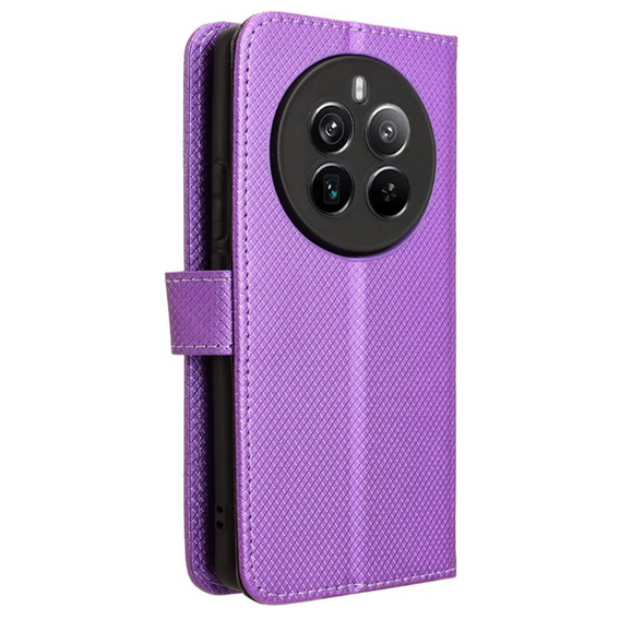 Flip case for Realme 12 Pro 5G / 12 Pro+ 5G, Wallet Smart Magnet, purple