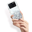 Case for Xiaomi Poco M4 Pro 4G, Glittery, silver