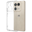 Case for Motorola Edge 50 Ultra, Fusion Hybrid, transparent
