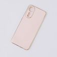 Case for Oppo A78 4G, Glamour CamShield, pink rose gold