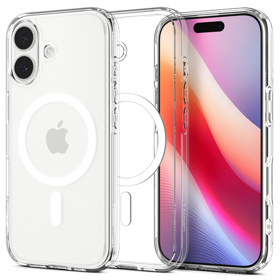 Spigen Ultra Hybrid MagSafe Case for iPhone 17, Clear/White