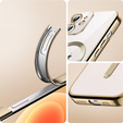 Case for iPhone 12, Electro MagSafe, gold + Screen Glass