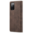 CASEME case for Samsung Galaxy S20 FE, Leather Wallet Case, brown