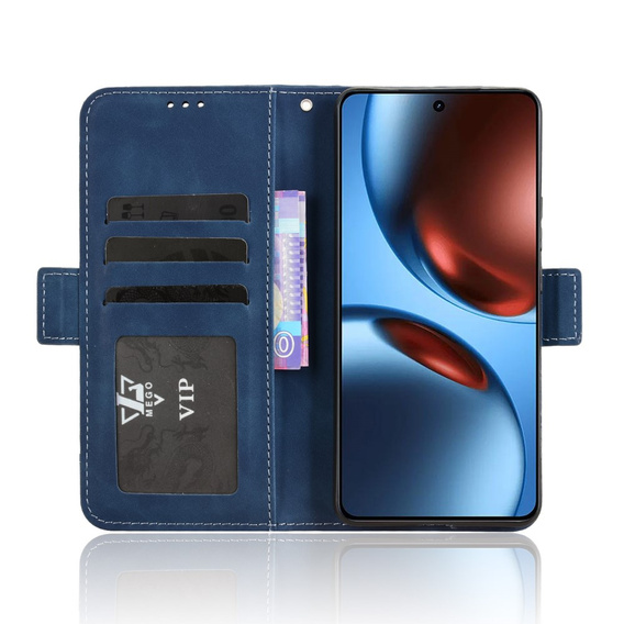 Flip case for Realme GT 7 / 7T, Card Slot, dark blue