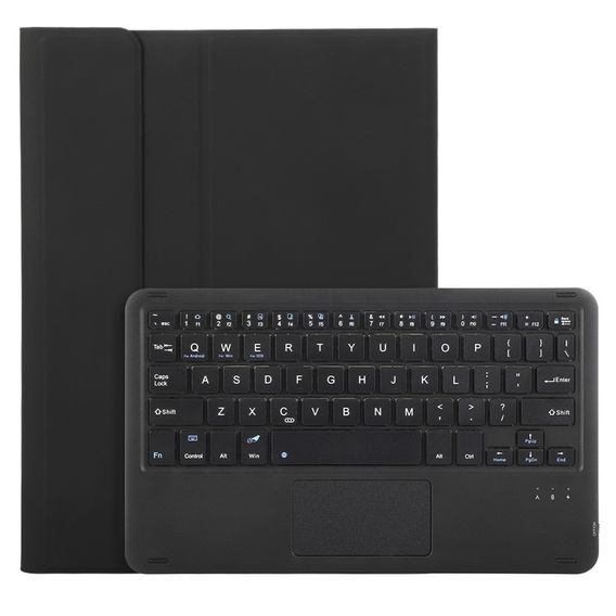 Case + keyboard iPad 10.9 2022 10 Gen, TouchPad Pen Slot, black