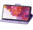 Flip case for Realme Note 50, Butterfly, purple