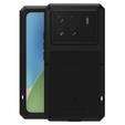 Love Mei Case for Xiaomi 15, armored with glass, black