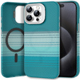 Case for iPhone 15 Pro, Frame Kickstand, for MagSafe, Moon Green