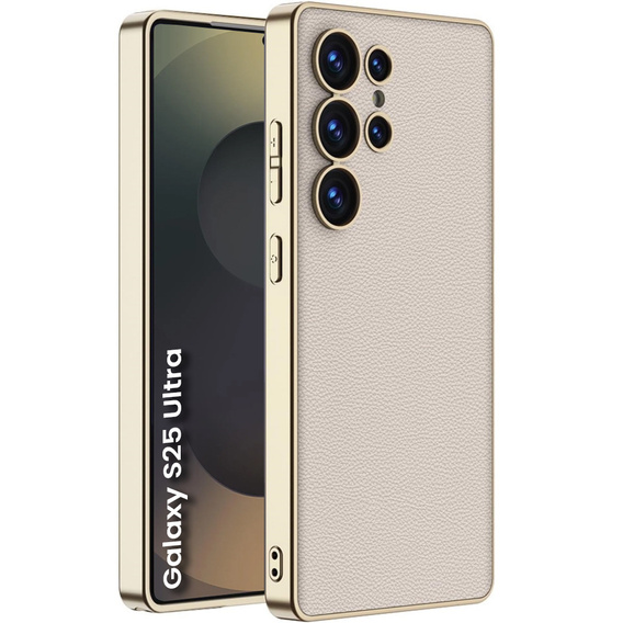 Case for Samsung Galaxy S25 Ultra, GKK Leather, titanium grey