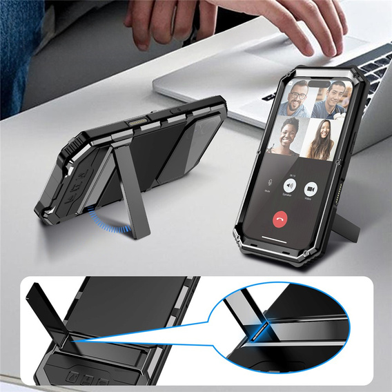 R-JUST armoured case with stand for iPhone 17