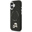 Karl Lagerfeld Karl & Choupette Heads Pins & Logo MagSafe Case for iPhone 17