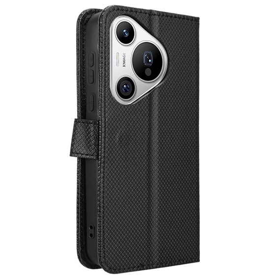 Flip case for Huawei Pura 70, Wallet Smart Magnet, black