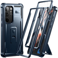 Armored case for Samsung Galaxy S23 Ultra, Dexnor Full Body (Two Frames), dark blue