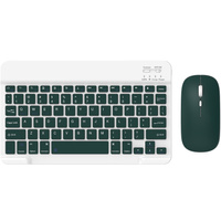 Wireless keyboard and Bluetooth mouse set for Android/Windows, dark green