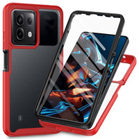 Case for Xiaomi Redmi Note 13 Pro 5G, Shockproof, with film, red