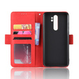 Flip case for Xiaomi Redmi Note 8 Pro, Card Slot, red