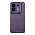 Case for Xiaomi Redmi Note 13 Pro 5G, Glittery Powder, purple + 9H tempered glass