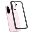 Spigen case for Samsung Galaxy A56 5G, Ultra Hybrid, black / matte + 9H Tempered Glass