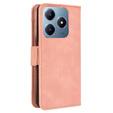 Flip case for Realme C61, Card Slot, pink