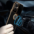 Case for Oppo Reno7 Lite, Electro Ring, black