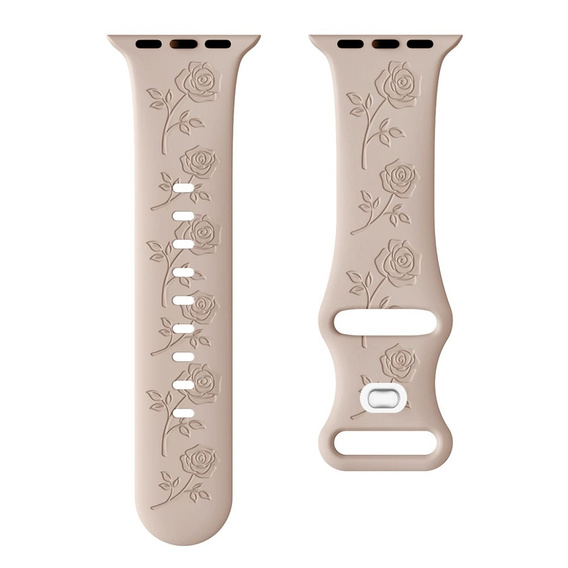 Silicone Strap for Apple Watch 1/2/3/4/5/6/7/8/9/SE 38/40/41/mm.