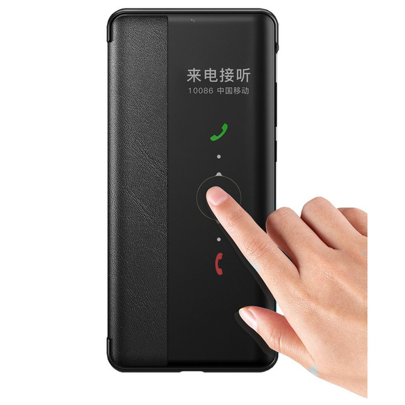 Flap case for Huawei P40, Side View, black