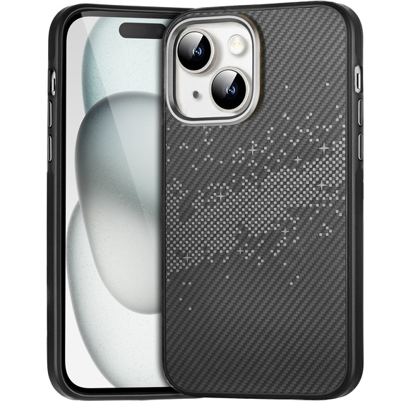 Case for iPhone 15, Milky Way, grey