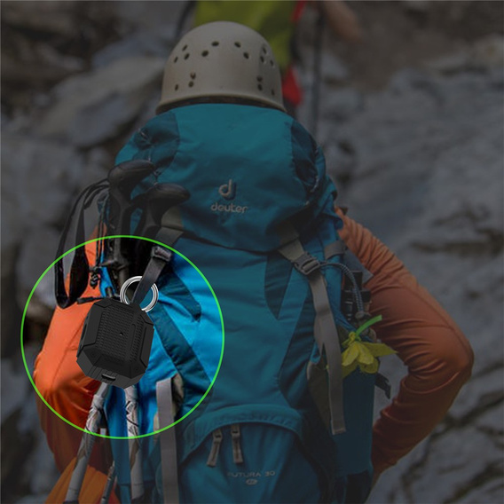 Armoured headphone case with carabiner for Apple AirPods Pro 3