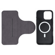 X-LEVEL Case for iPhone 16 Pro, Magnetic Card Holder, grey