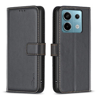 Flip case for Xiaomi Redmi Note 13 Pro 5G, BINFEN Wallet, black