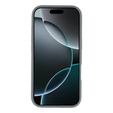 Silicone case for iPhone 17 Pro Max, for MagSafe, anti-shock, grey