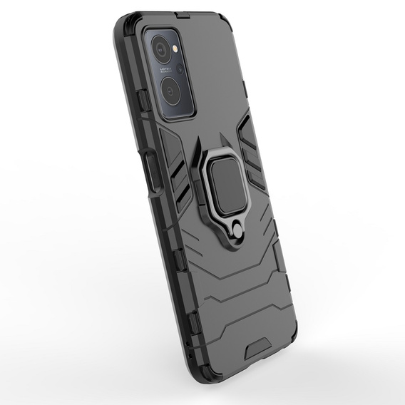 Case for Realme 9i / Oppo A96, Kickstand Ring, black