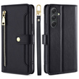 Flip case for Samsung Galaxy A54 5G, Wallet Zipper Pocket, black