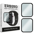 2x ERBORD Hybrid Glass for Apple Watch 4/5/6/SE 44mm