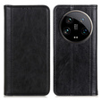 Case for Xiaomi 14 Ultra, Wallet Litchi Leather, black