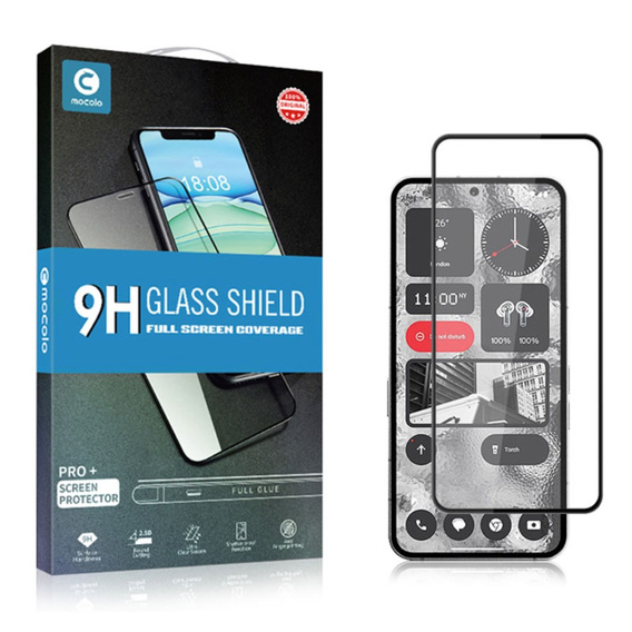 Mocolo Full Glue Tempered Glass for Nothing Phone 2, black frame