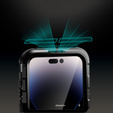 IP68 Waterproof Case for iPhone 15 Pro Max, SHELLBOX MagSafe, black